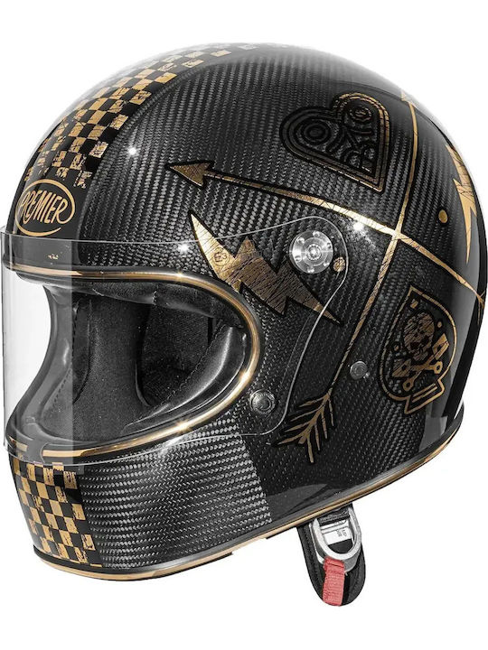 Premier Trophy Motorradhelm Volles Gesicht ECE 22.06