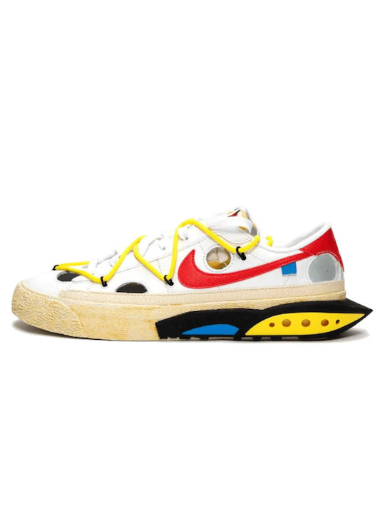 Nike Blazer Low Off White Sneakers White University Red
