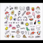 Essence Stickers with Design,art stickers for Nails 57pcs