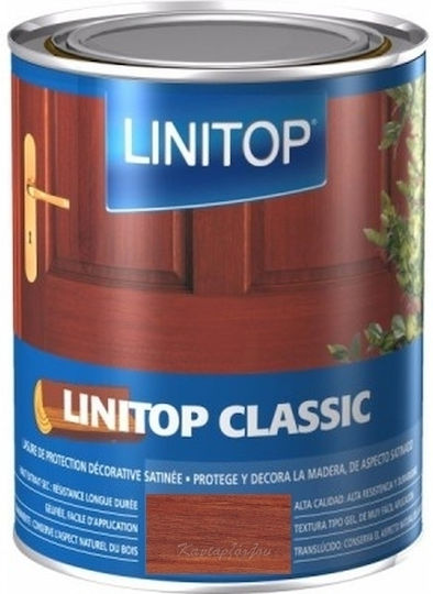 LINITOP Classic Impregnation Varnish Solvent Based Mahogany 2.5lt