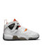 Jumpman Two Trey GS Incaltaminte Sport Copii Baschet Cu Șireturi Albe