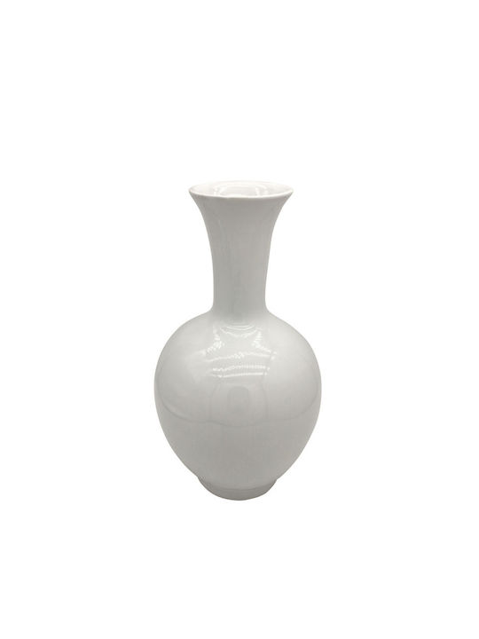 Marhome Διακοσμητικό Βάζο Keramik Weiß 15-00-23748 19x35cm 1Stück