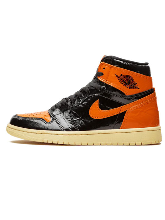 Jordan Air Jordan 1 Retro Bărbați Sneakers Black / Pale Vanilla / Starfish