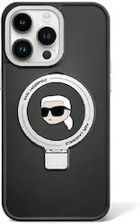 Karl Lagerfeld Karl Head Magsafe Черен (iPhone 15 Pro) Karl Lagerfeld Karl Head Magsafe Черен (iPhone 15 Pro)