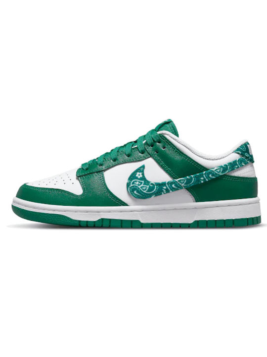 Nike Dunk Low Essential Paisley Pack Γυναικεία Sneakers White / Malachite