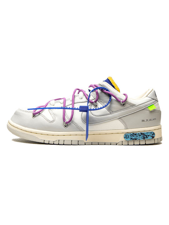 Nike Dunk Low Off-White Lot 48 Ανδρικά Sneakers Sail / Neutral Grey