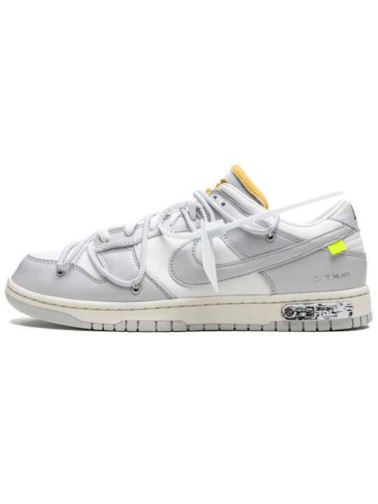 Nike Dunk Low Off-White Lot 49 Ανδρικά Sneakers Sail / Neutral Grey / White