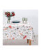 Dimeco Christmas Tablecloth Red L135xW135cm 1pcs