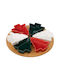 Atmosphera Atmosphera Christmas Tableware Ornaments Wooden Trees 12x10x27cm 6 Pieces