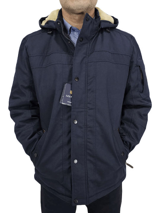 Lexton Men's Winter Jacket Navy Blue