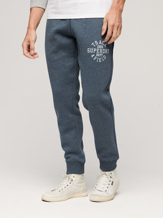 Superdry Ovin Sweatpants with Elastic Blue