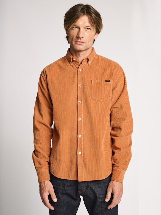 Staff Men's Shirt Long Sleeve Yellow