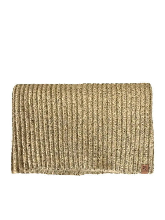 Stamion Women's Knitted Tipul de decolteu Beige