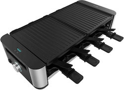 Cecotec Cheese&grill 16000 Inox Black Raclette με Σχάρα 1400W Cecotec Cheese&grill 16000 Inox Black Raclette με Σχάρα 1400W