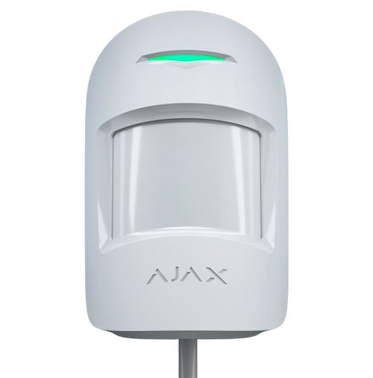 Ajax Systems MotionProtect Plus Fibra PET С Кабел Сензор За Движение С Микровълни И Инфрачервен Обхват 12м