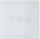 SmartWise Recessed Wall Switch Wi-Fi Lighting One-Way without Frame White