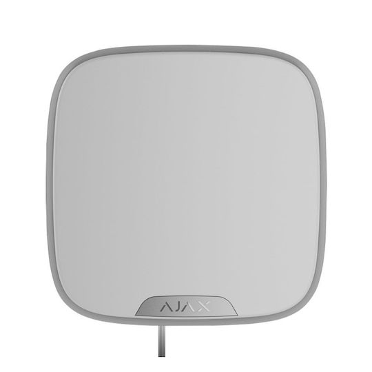Ajax Systems Street Siren Double Deck Fibra Alarm Siren Outdoor 113dB with Weiß Light 19.85x19.85cm White