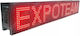 ExpoLedTeam Semn LED rulant Cu două fețe Imperm...