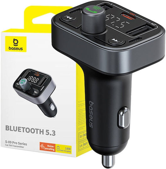 Baseus FM Transmitter Autovehicul cu Bluetooth