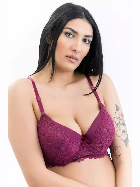 Pretty Lingerie Burgundisch Σουτιέν