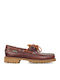 Ranger Waxy Δερμάτινα Ανδρικά Boat Shoes σε Καφέ Χρώμα