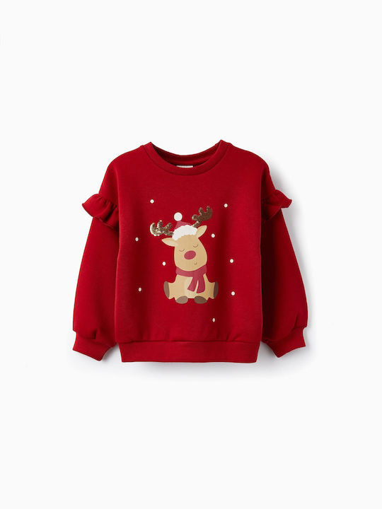 Zippy Kids Sweater Long Sleeve Red