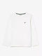 Kids Long-Sleeved White Top