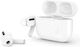 XO Q3 In-ear Bluetooth Handsfree Ακουστικά με Θήκη Φόρτισης Λευκά