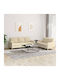 Living Room Furniture Set 3-Seater & 2-Seater Beige