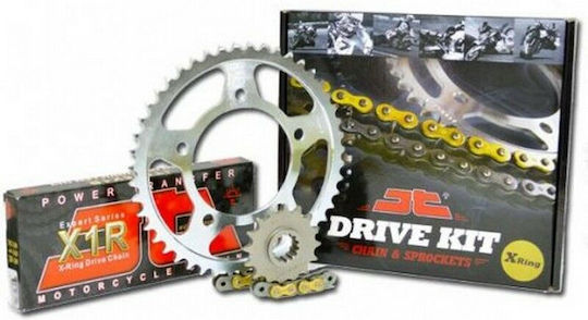 JT Sprockets Комплект верига и зъбни колела за Honda Хорнет