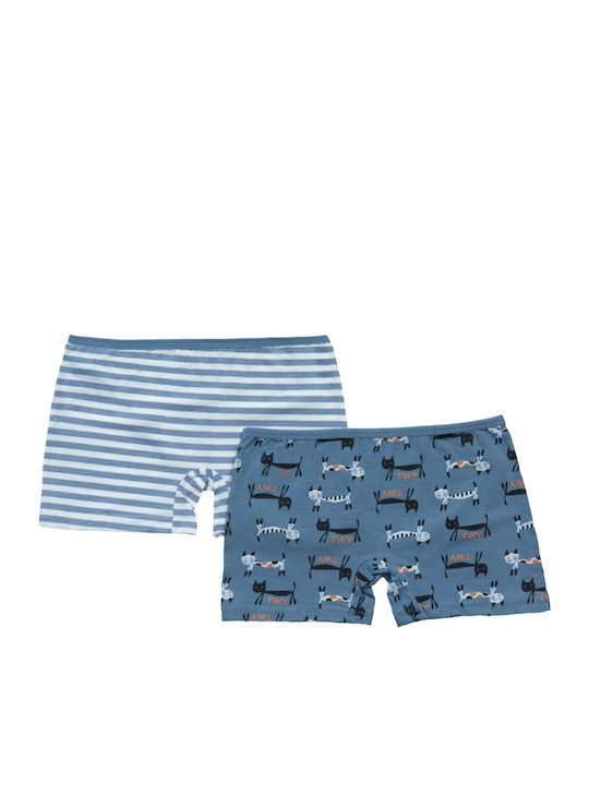 Kal-tsa Kinder-Set mit Boxershorts Blau 2Stück