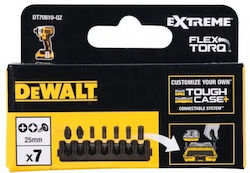 DEWALT Set 7 Screwdriver Bits Star/Torx