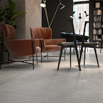 Lithos Floor Interior Matte Ceramic Tile 90x90cm Gray