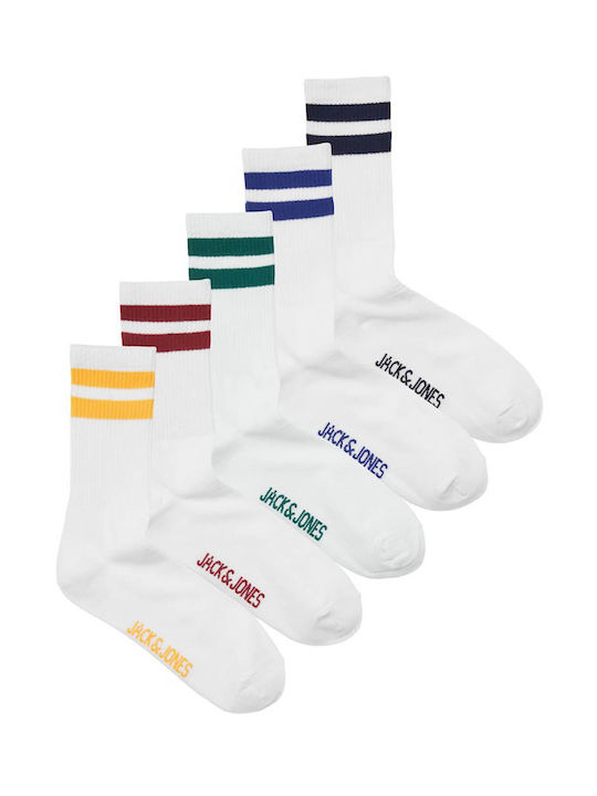 Jack & Jones Men's Socks White 5Pack