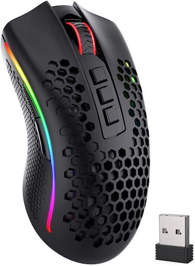Redragon Storm Pro RGB Безжична Геймърска Мишка 16000 DPI Черен
