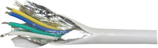 Adeleq Alarm Cable with Diameter 4x0.22mm² 1m