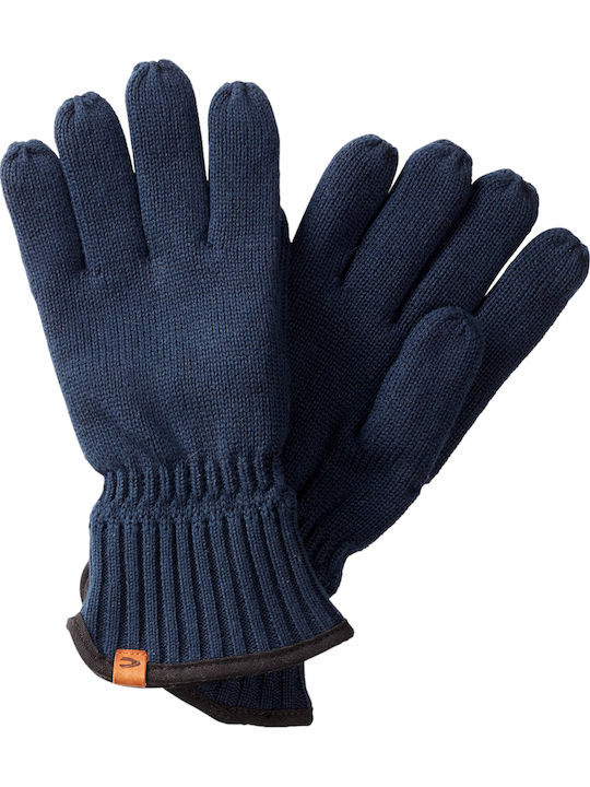 Blau Gestrickt Handschuhe