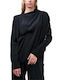Ioanna Kourbela Women's Blouse Long Sleeve Black