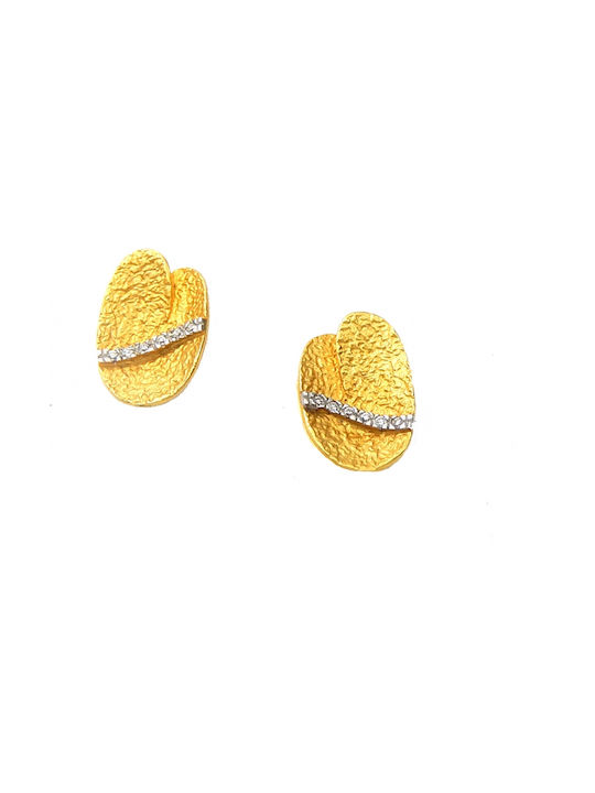 Polytimo Earrings made of Gold 14K