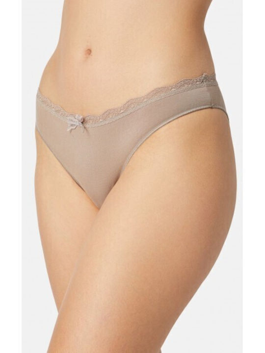 Minerva Rio Fimelle Γυναικείο Slip Καφέ