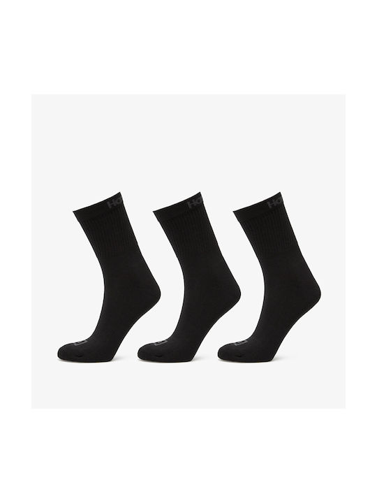 Horsefeathers Men's Solid Color Socks Black 3Pack