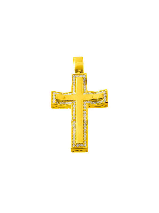 Femeiesc Aur Cruce 14K