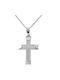 Women's White Gold Cross 14K with Chain