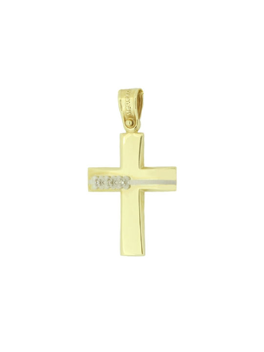 Femeiesc Aur Cruce 14K