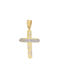 Femeiesc Aur Cruce 14K