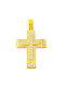 Femeiesc Aur Cruce 14K