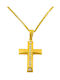 Women's Gold Cross 14K with Chain