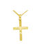 Xrisokosmima Herren Gold Kreuz 14K