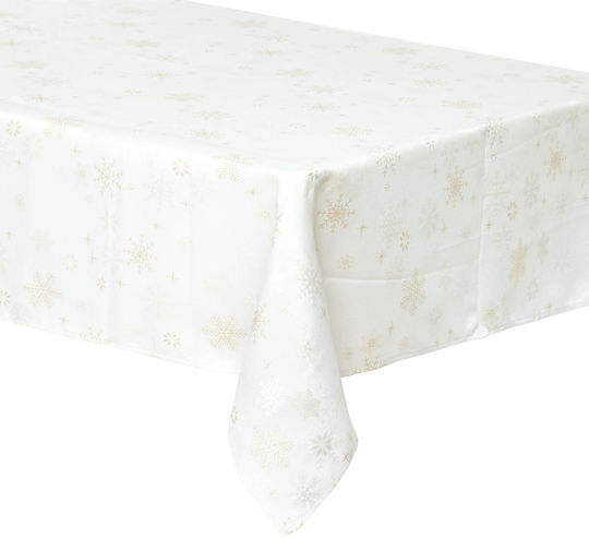 A-s Christmas Tablecloth Gold L240xW140cm.