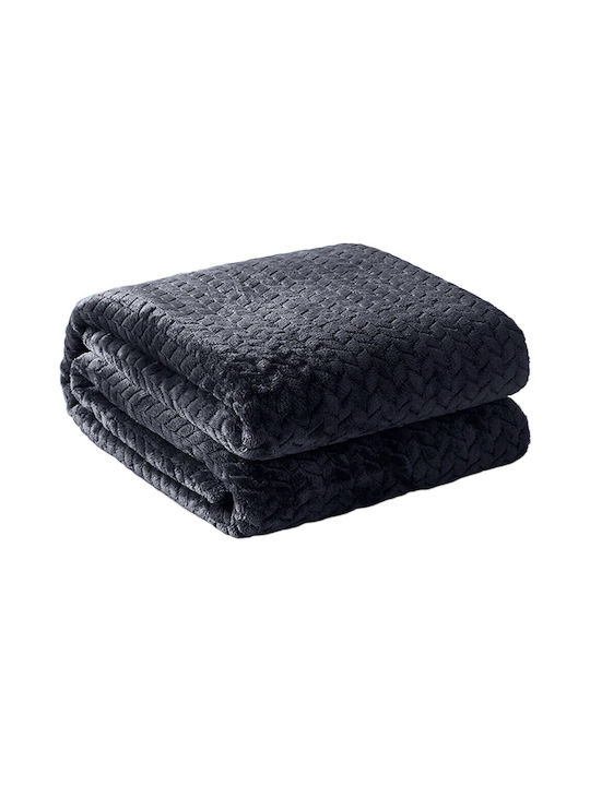 SB Home Glare Κουβέρτα Fleece Μονή 150x220εκ. Navy